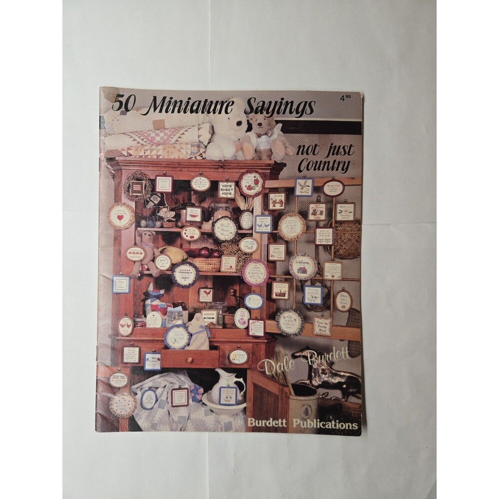 Burdett Publications 50 Miniature Sayings Not Just Country Cross Stitch DB-23